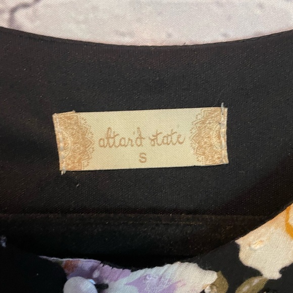 Altar'd State Black Dress with Floral Pattern - Picture 4 of 5